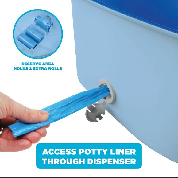 Bluey Potty Trainer Easy Clean-Up 3-in-1 with 20 Disposable Liner Bags - Picture 6 of 12